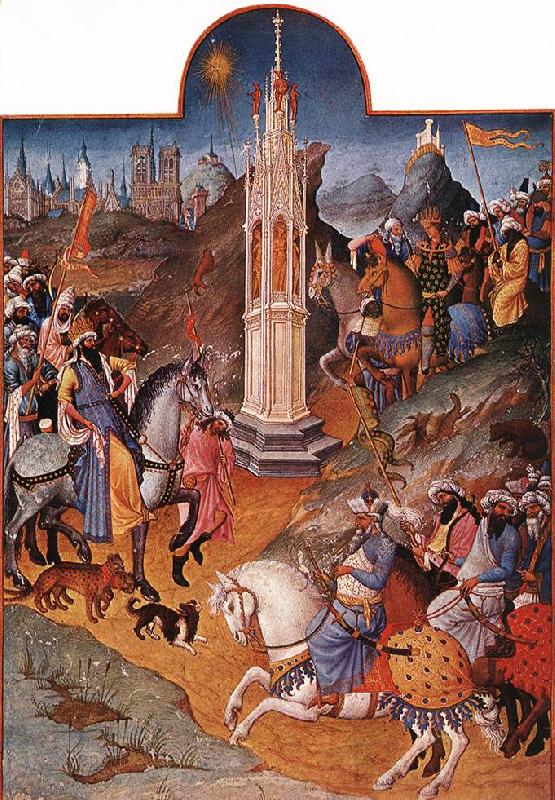 LIMBOURG brothers The Fall and the Expulsion from Paradise sg Spain oil painting art